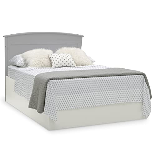 Delta Children Archer Solid Panel 4-in-1 Convertible Baby Crib - Greenguard Gold Certified, Grey Delta Children