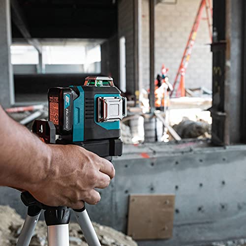 Makita SK700GDNAJ 12V max CXT® Lithium-Ion Cordless Self-Leveling 360° 3-Plane Green Laser Kit (2.0Ah), Class II, 510-530 nm, <2 mW Makita