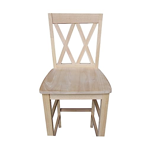 International Concepts 29-Inch Double X Stool, Unfinished IC International Concepts