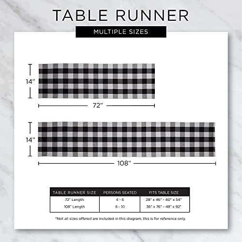 DII Farmhouse Braided Stripe Table Runner Collection, 15x72 (15x77, Fringe Included), Stone DII