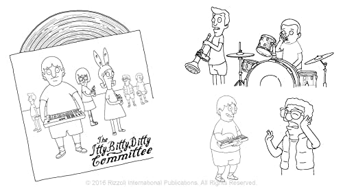 The Official Bob's Burgers Coloring Book vegamile