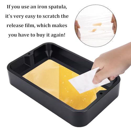 3D Printer Spatula, 2Pcs Silicone Spatula for 3D Printing Resin Removal, Resin Spatula Tools, Professional 3D Printer Tools Accessories, 3D Printer Accessories for Model Stripping Safety, Yellow Aiyorse