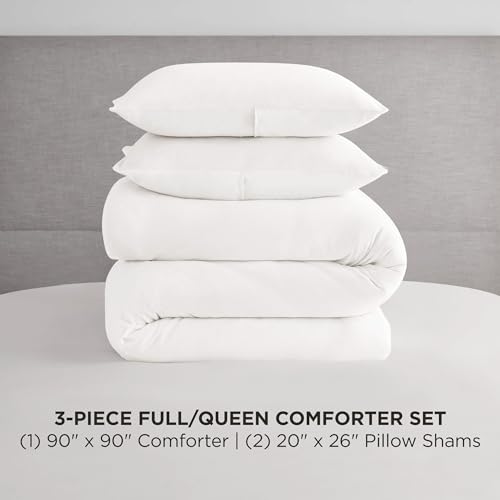 Juicy Couture Angel White Velour Full/Queen Comforter Set - 3 Piece Luxury Bedding Ensemble Juicy Couture