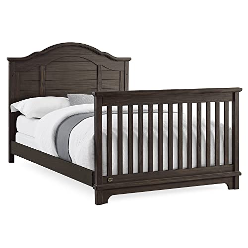 Delta Children Simmons Kids Asher 6-in-1 Convertible Crib with Toddler Rail, Rustic Grey Delta Children