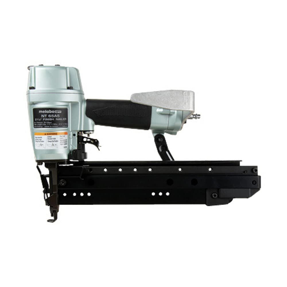 Metabo HPT Pro Finish Nailer, 16-Gauge, Pneumatic, Accepts 1-1/2-Inch to 2-1/2-Inch Straight Finish Nails, High Grade Aluminum and Steel Magazine, (NT65A5) Metabo HPT