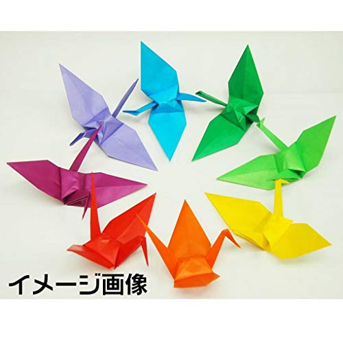 Toyo Thousand Paper Cranes Origami 7cm, 50 Colors, 1000 Sheets Toyo