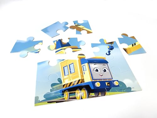Thomas All Engines Go My First Puzzle Book - Jigsaw Puzzles for kids, 10-page board book, 5 puzzles to enjoy Phidal