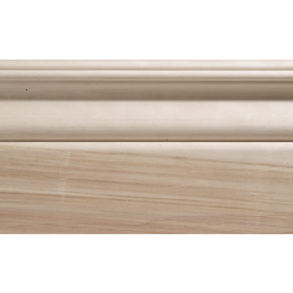 OML24-4FTWHW Unfinished White Hardwood Base Moulding ORNAMENTAL