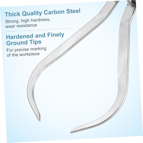 FIXOSHEE Caliper Divider Measuring Tool for Wood Turning Projects Outside Calipers Accurate Measuring Gauge Portable and Woodworking Tool FIXOSHEE