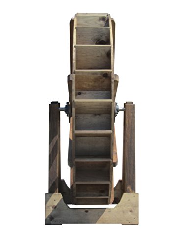 SamsGazebos 6-Foot Craftsman Style Japanese Wood Water Wheel with Stand SamsGazebos