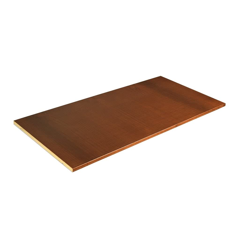 Grain Wood Furniture Shaker Optional Solid Wood Shelf Walnut Finish Grain Wood Furniture