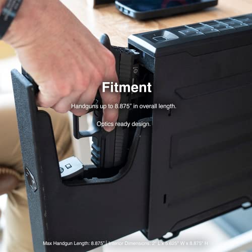 VAULTEK Essential Series Quick Access Handgun Safe with Auto Open Door and Rechargeable Lithium-ion Battery (SE20) (Slider Safe) VAULTEK