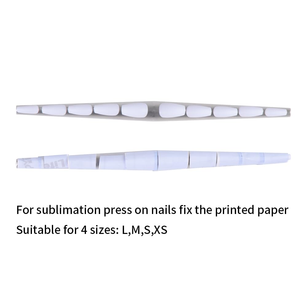 PYD Life 2 Pack 3D Sublimation Press On Nails Tools Accessories for Fix Sublimation Papers,for Sublimation Printing by 3D Vacuum Machine PYD Life