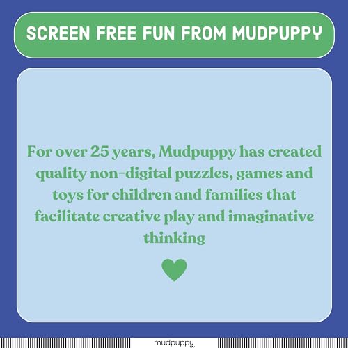 Mudpuppy Doggie Days — 64 Piece Search & Find Puzzle Jigsaw Puzzle Featuring A Variety of Dogs and Puppies and Over 40 Hidden Images to Find for Ages 4+ Mudpuppy