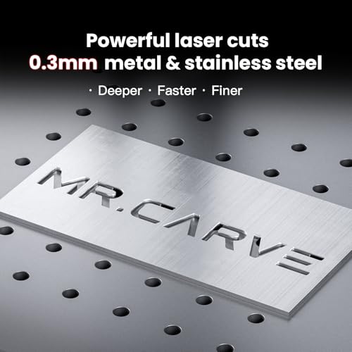 Mr.Carve S4-30W Fiber Laser Marking Machine for Metals&Jewelry&Plastics,Fiber laser engraver with Lightburn compatibility MR. CARVE