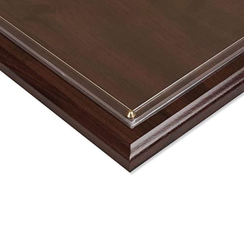 Fine Stationery Walnut Certificate Award Plaque - Slide-In 8.5x11 Certificate or Diploma, Wall Frame Fine Stationery