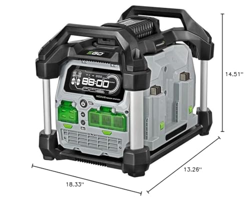 EGO Power+ PST3040 3000W Nexus Portable Power Station for Indoor and Outdoor Use Battery Not Included Silver EGO Power+