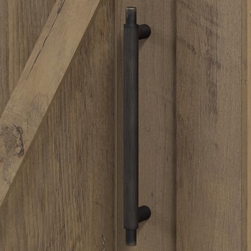 Bush Furniture Key West Tall Storage Cabinet with Doors and Shelves in Reclaimed Pine, 2 Door Organizer for Home Office, Living Room, Entryway Bush Business Furniture