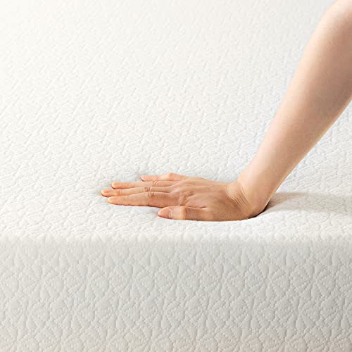 Best Price Mattress 14" Signature Green Tea Memory Foam Mattress, Twin, White Best Price Mattress