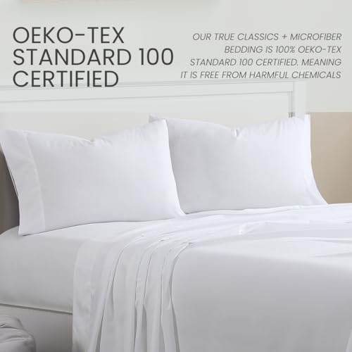 1888 Mills Twin Sheet Set – 3 Piece Bedding – Soft and Shrinkage Resistant Deep Pockets True Classic Microfiber Bed Sheet Set (Tan, Twin) 1888 Mills