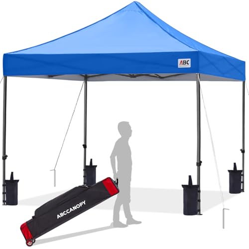 ABCCANOPY Patio Pop Up Canopy Tent 10x10 Commercial-Series (Blue) ABCCANOPY