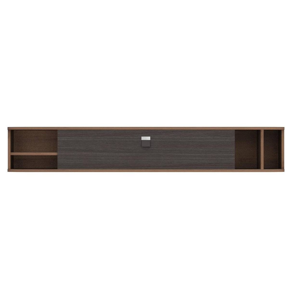 Pmnianhua Floating TV Stand,55'' Under TV Shelf,Modern Floating TV Console,Wall Mounted TV Cabinet, Entertainment Center with Storage for Bedroom Living Room(Walnut) Pmnianhua