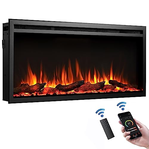 LegendFlame 40" W Austin in Wall Recessed & Wall Mounted Electric Fireplace (EF286A) Legend Flame