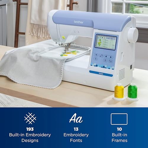 Brother PE900 5" x 7" Embroidery Machine with Artspira Software & Accessories