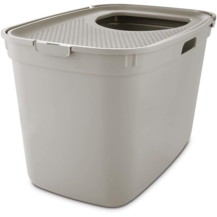 So Phresh Top-Entry Litter Box Tan 23.2" L X 15.4" W X 15" H SO PHRESH