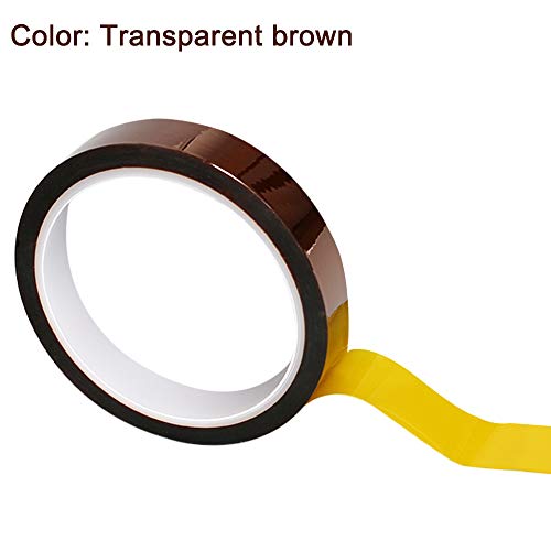 AFUNTA 12 PCS 12V 40W 620 Ceramic Cartridge Heater and NTC Thermistor 100K 3950 Fit 3D Printer & Heat High Temperature Resistant Adhesive Polyimide Tape for Electric Task - Red & White AFUNTA