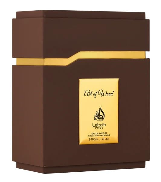 Lattafa Pride Art of Wood for Unisex Eau de Parfum Spray, 3.4 Ounce / 100 Ml Lattafa