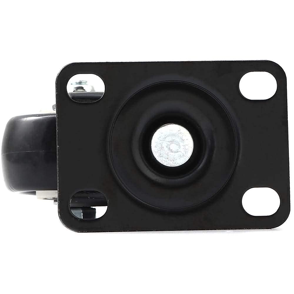 Online Best Service™ 12 Pack Swivel 2" Caster Wheels Rubber Base with Top Plate & Bearing Heavy Duty (12 Pack Without Brake) Online Best Service