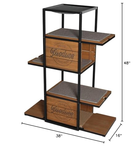 Country Crate Cat Tree zoovilla