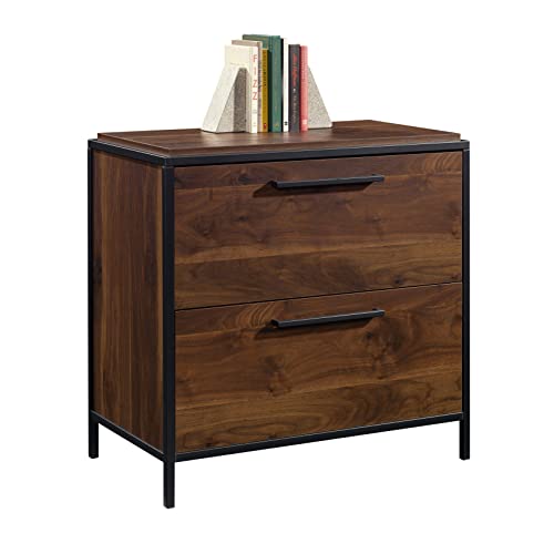 Sauder Lateral File, L: 30.24" x W: 17.24" x H: 29.53", Grand Walnut Finish Sauder
