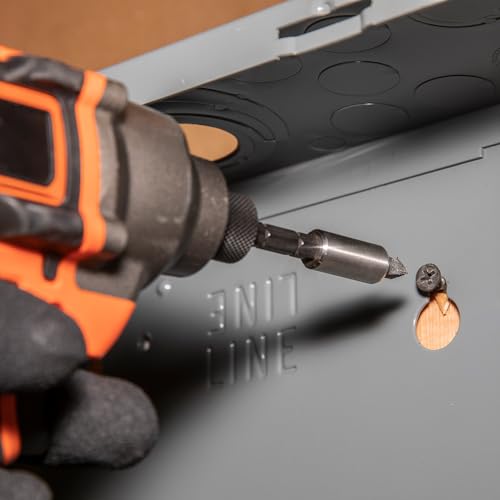 Klein Tools 32308 Multi-bit Stubby Screwdriver, Impact Rated 8-in-1 Adjustable Magnetic Tool with Phillips, Slotted, Square and Nut Driver Klein Tools