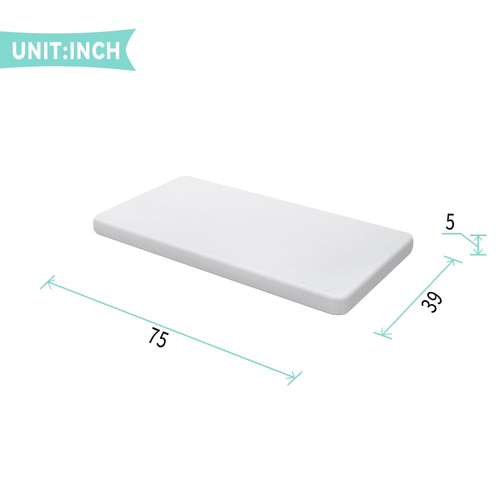 Twin Mattress, for Kids Adults, Gel Memory Foam, Medium-Firm, Twin Size Mattresses Bed in a Box, Cooling Sleep & Pressure Relief, CertiPUR-US Marktol