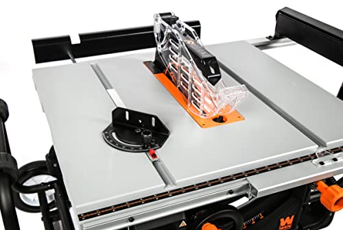 WEN TT1015 15-Amp 2 HP 10-Inch Industrial Benchtop Jobsite Table Saw , Black WEN