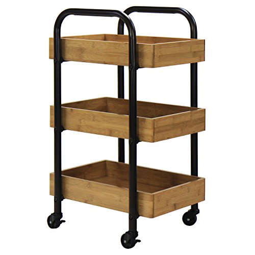 Oceanstar 3SC1675 Portable 3 Removable Trays Storage Cart Oceanstar