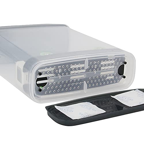 Zeberoxyz 3D Printer Filament Holder Dry Storage Box Moisture-Proof Sealed Universal Adjustable Filament Mount Rack Bracket for PLA/ABS/Nylon/Wood/TPU 3D Printing Material (Dry Storage Box) Zeberoxyz