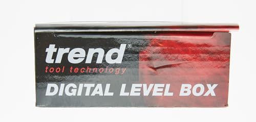 Trend Digital Level Box and Angle Finder (Magnetic Base & LCD Display) for Woodworking and Accurate Table/Miter Saw Angle Setting, Black, DLB TREND
