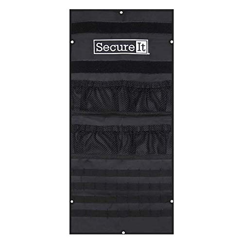 SecureIt Gun Storage Agile Ultralight Model 40 Door Organizer - Stores Pistols, Gear, Ammo, and Gun Safe Accessories, Easy Assembly and Gun Storage SecureIt