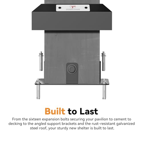 Modern Shade Wood Gazebo 11' x 11', Hardtop Gazebo with Galvanized Steel and Polycarbonate Hip Roof Hardtop, Cedar Framed Wooden Gazebo for Garden, Backyard, Patio and Deck Modern Shade Outdoor Living Spaces
