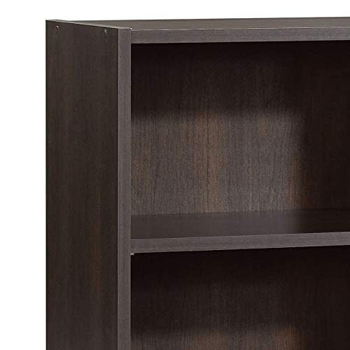 Sauder Beginnings 3 Bookcase/Book shelf, L: 24.57" x W: 11.50" x H: 35.28", Cinnamon Cherry finish Sauder