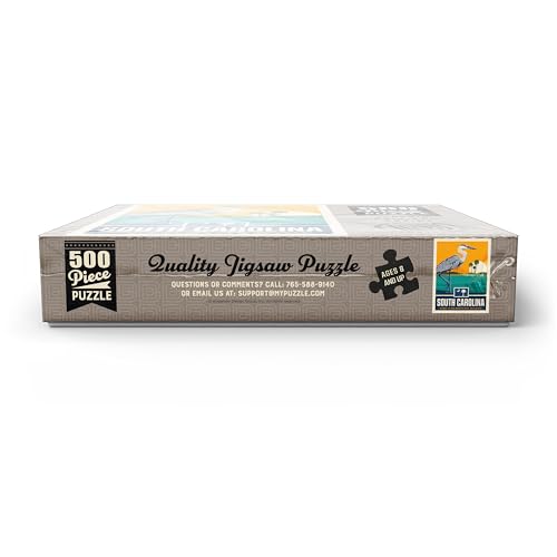 MyPuzzle South Carolina: The Palmetto State - Premium 500 Piece Jigsaw Puzzle for Adults MyPuzzle.com