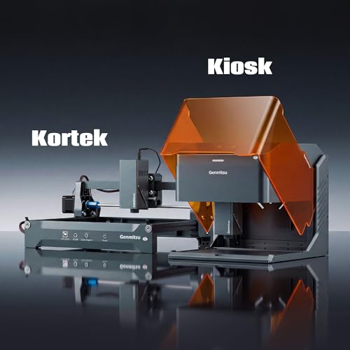 Genmitsu 1064nm Infrared Laser Module for Engraving Metal, Plastic, Acrylic, 0.01mm Accuracy, 1W (1000mW) Laser Head for Kiosk Kortek Laser Engraver Cutter Machine, for Jewelry, Gift Making, Class 1 Genmitsu