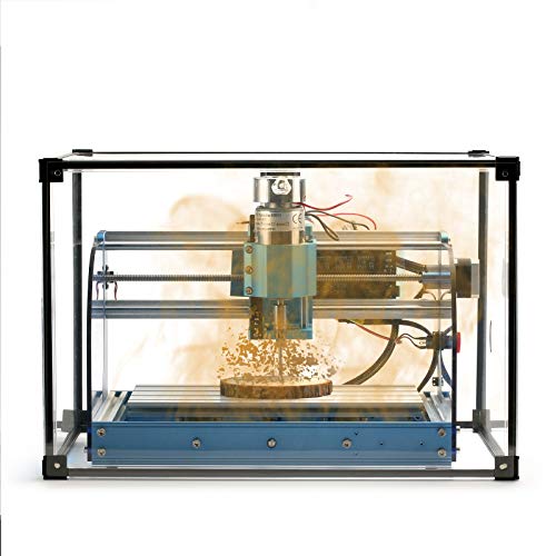 Genmitsu KABA Lite Enclosure PETG Box Kit for 3018 CNC Router, Enhanced Protection, Dustproof, Noise Reduction, Compatible with All 3018 CNC, 3018-PRO/3018/3018-MX3/3018-PROVer, 450 x 390 x 300 mm Genmitsu