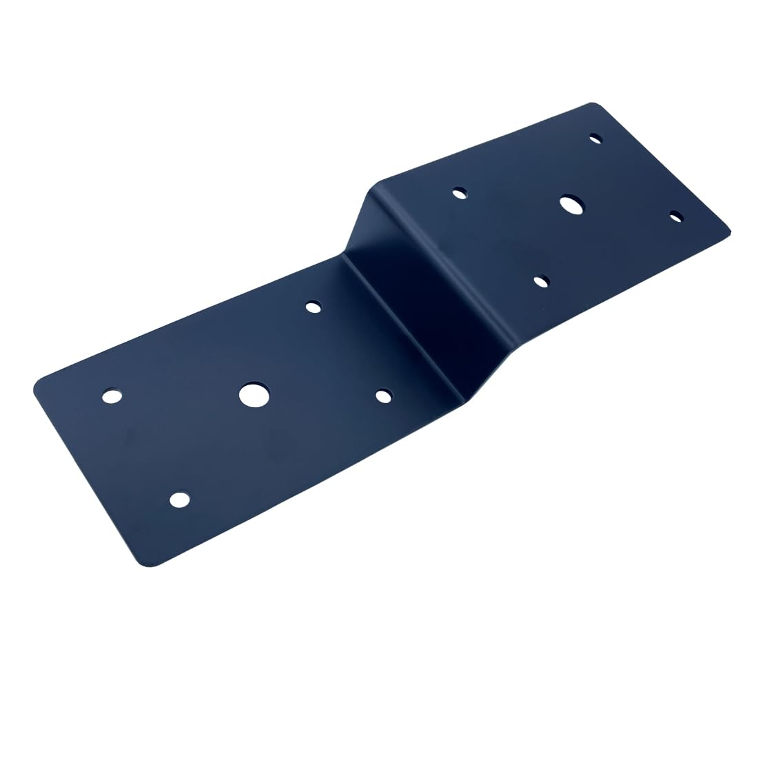 4 PCS Heavy Duty Steel Z Brackets 6" Post to Beam Support,Double Angle Channel Profile Corner Brace for Wood Shelves Fixing Lumber Connector Pergola Hardware Brackets,Thickness 3mm and Black Jouray