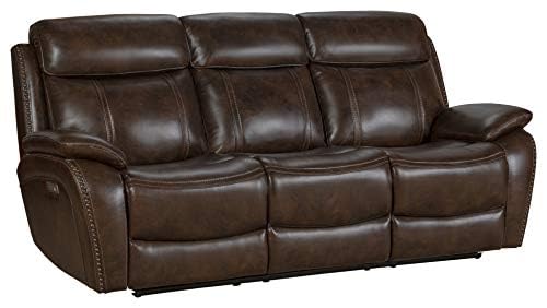 Barcalounger Sandover Power Reclining Sofa, Tri-Tone Chocolate BarcaLounger
