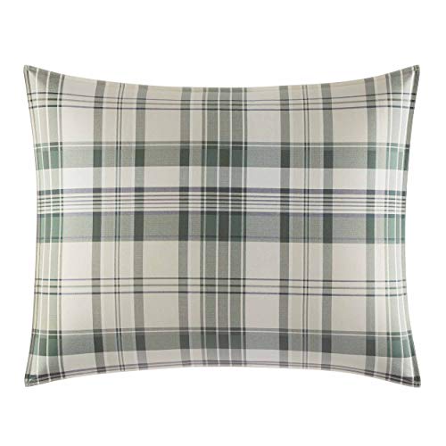 Eddie Bauer - Twin Comforter Set, Reversible Bedding with Matching Sham, Medium Weight, Dorm Essentials (Timbers Green) Eddie Bauer