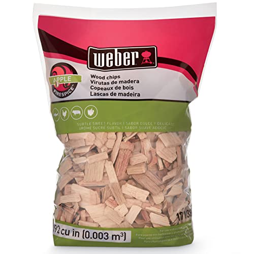 Weber Wood Cubic Meter Stephen Products 17138 Apple Chips, 192 cu. in. (0.003 cubi Weber